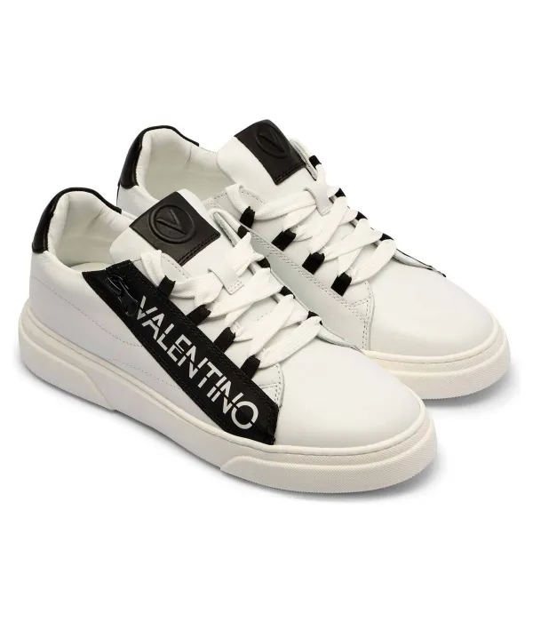 Кожаные кроссовки Valentino, белый — фото 4