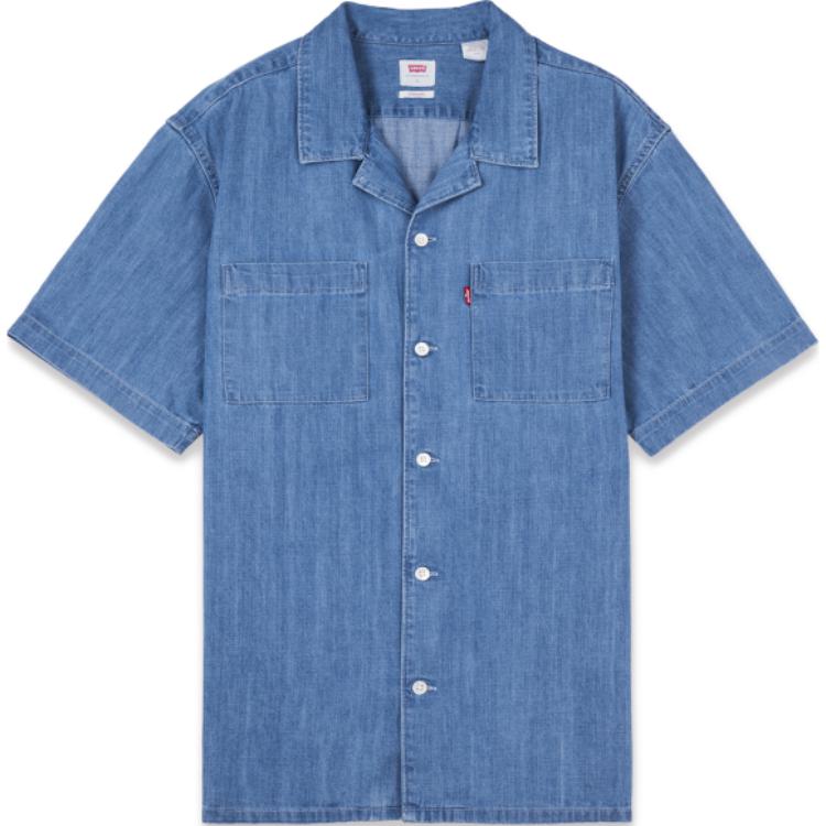 

Levis Рубашка мужская ярко-синие