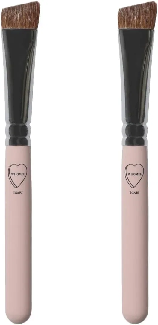 Набор кистей для бровей WHOMEE Kumano Brush 2 шт розовый
