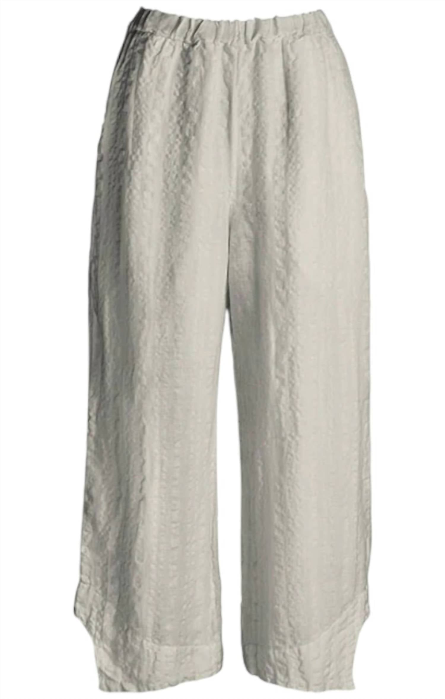 

Женские льняные брюки Milo в цвете Ashby White Cynthia Ashby, Ashby White