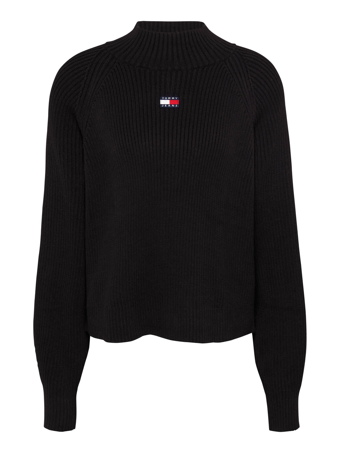

Хлопковый свитер Tommy Jeans, черный