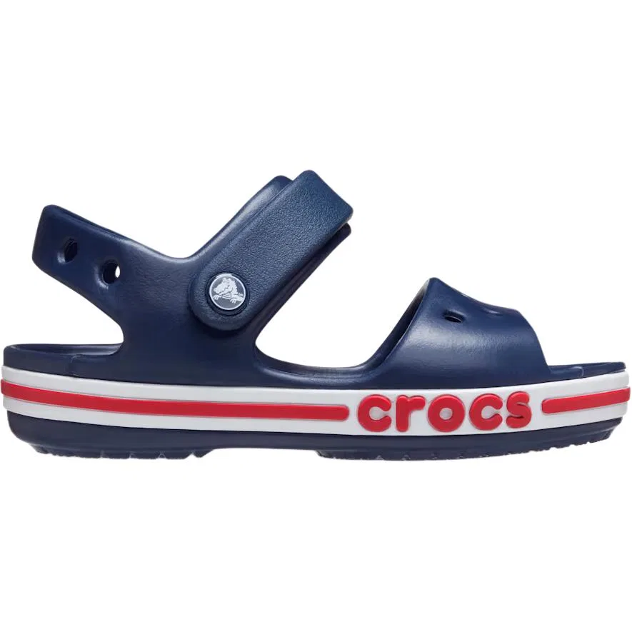 Сандалии детские низкие Crocs Bayaband Support синие — фото 3