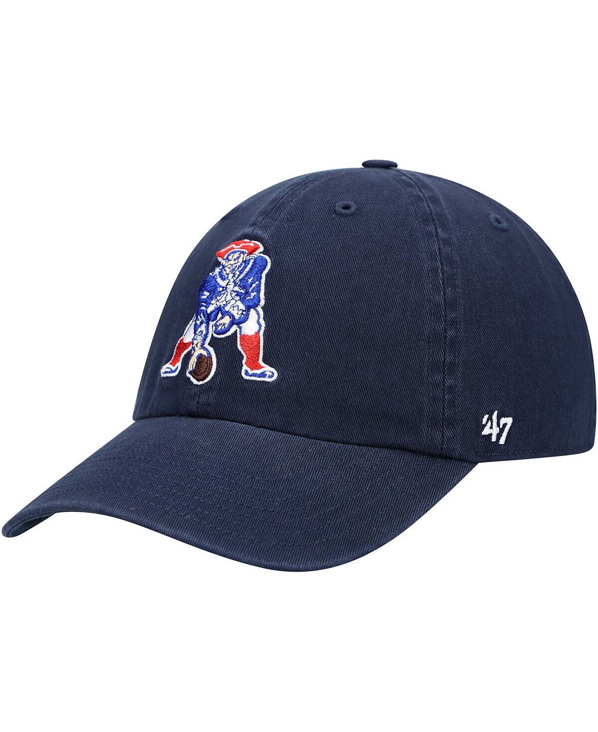 

Мужская темно-синяя регулируемая кепка New England Patriots '47 Clean Up Legacy '47 Brand