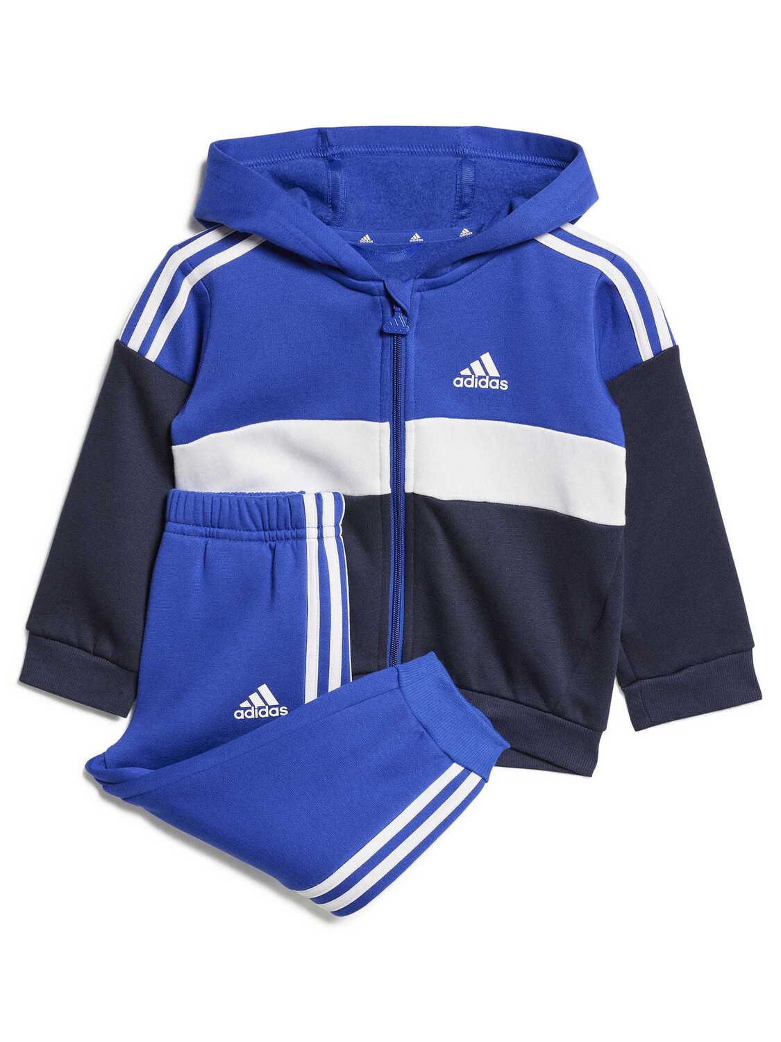 

Спортивный костюм Adidas Sportswear Tiberio 3-Stripes Colorblock Fleece, синий