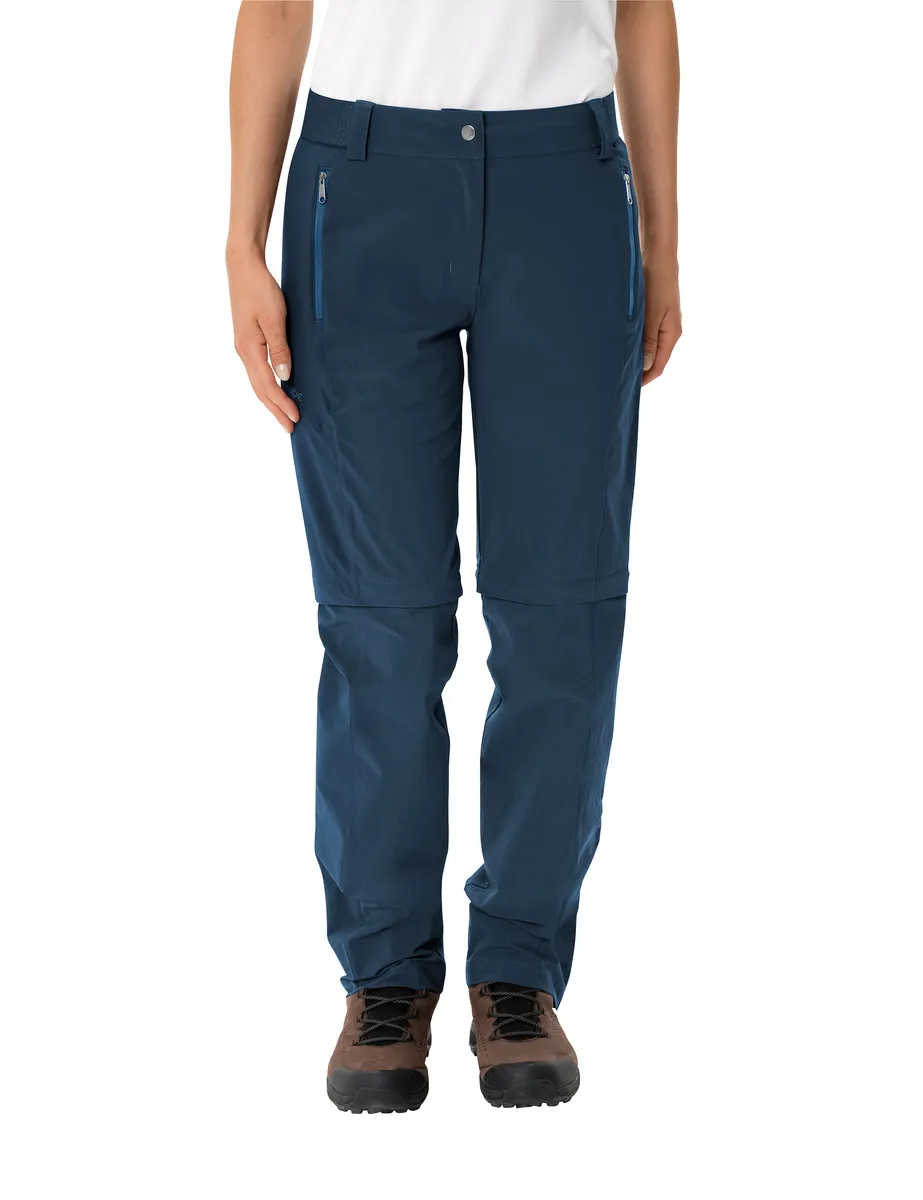 

Трекинговые брюки VAUDE "ЖЕНСКИЕ БРЮКИ FARLEY STRETCH ZO T-ZIP PANTS II", цвет Dark Sea