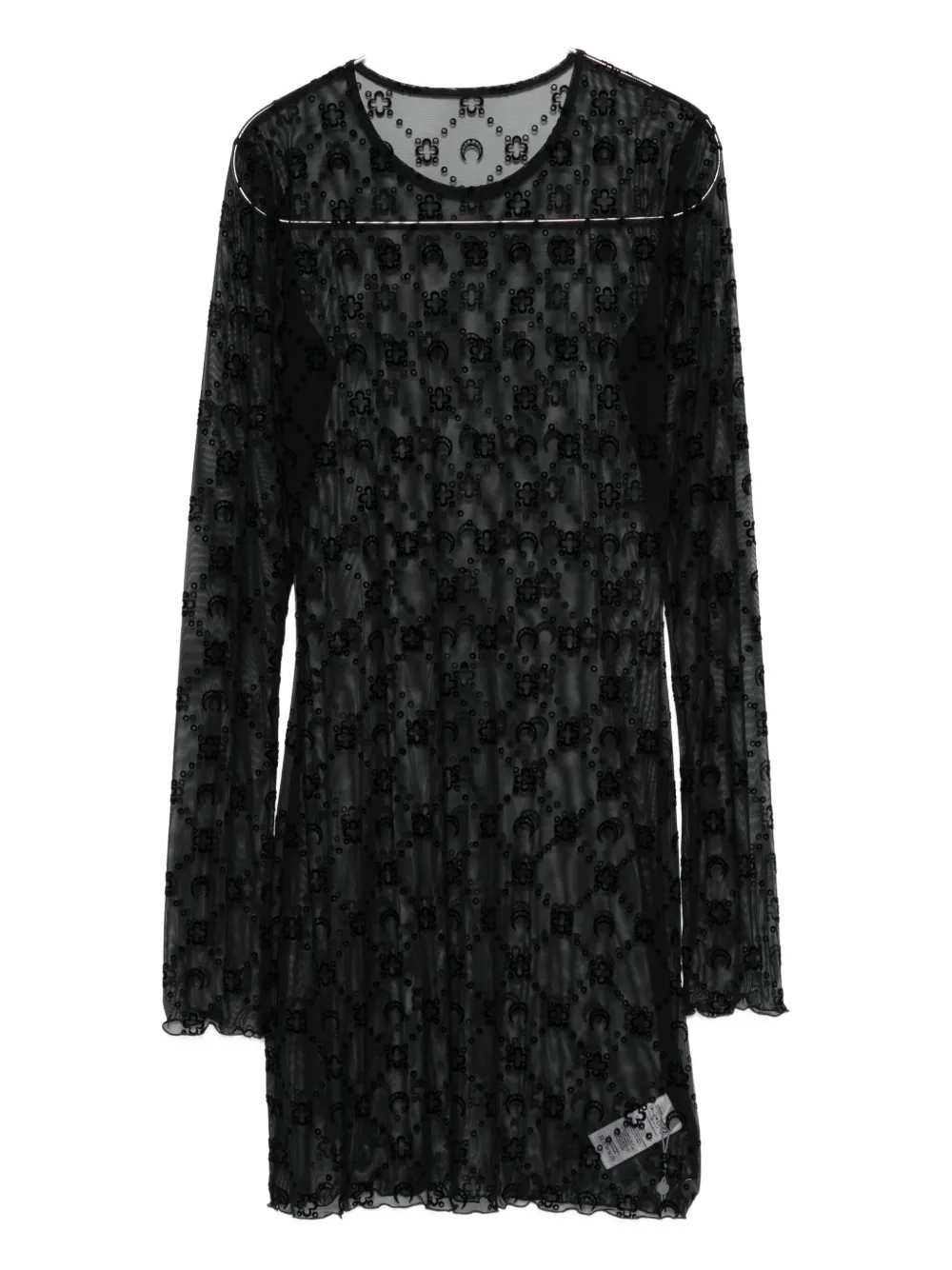 

Сетчатое платье с декором Moon Marine Serre, черный