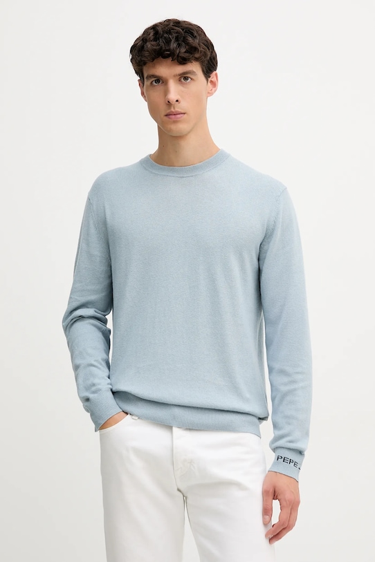 

Свитер из смесовой шерсти Pepe Jeans, синий
