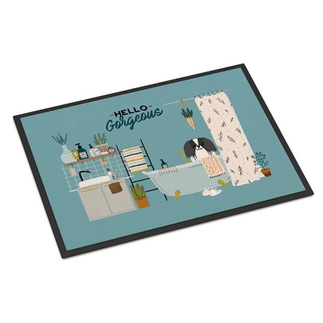 

Коврик для ванной Caroline's Treasures 18 x 27 дюймов, разноцветный