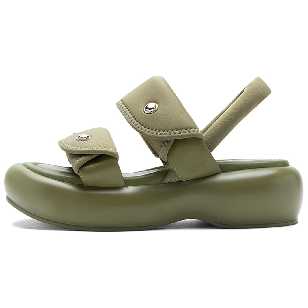 NINE WEST Женские сандалии на одной застежке армейский зеленый, цвет Army Green
