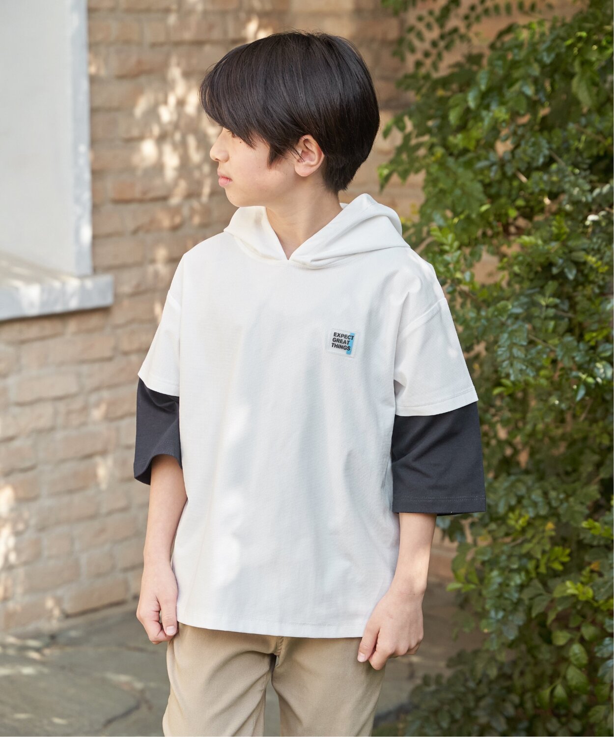 Охлаждающая толстовка с рукавами 6/8 (120-160 см) Ikka, white