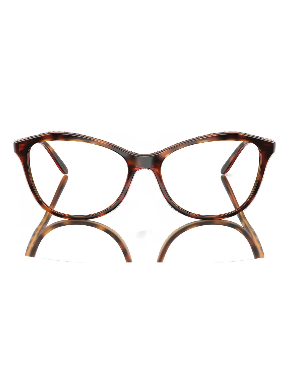 

Очки «кошачий глаз» в черепаховой оправе Vogue Eyewear, коричневый