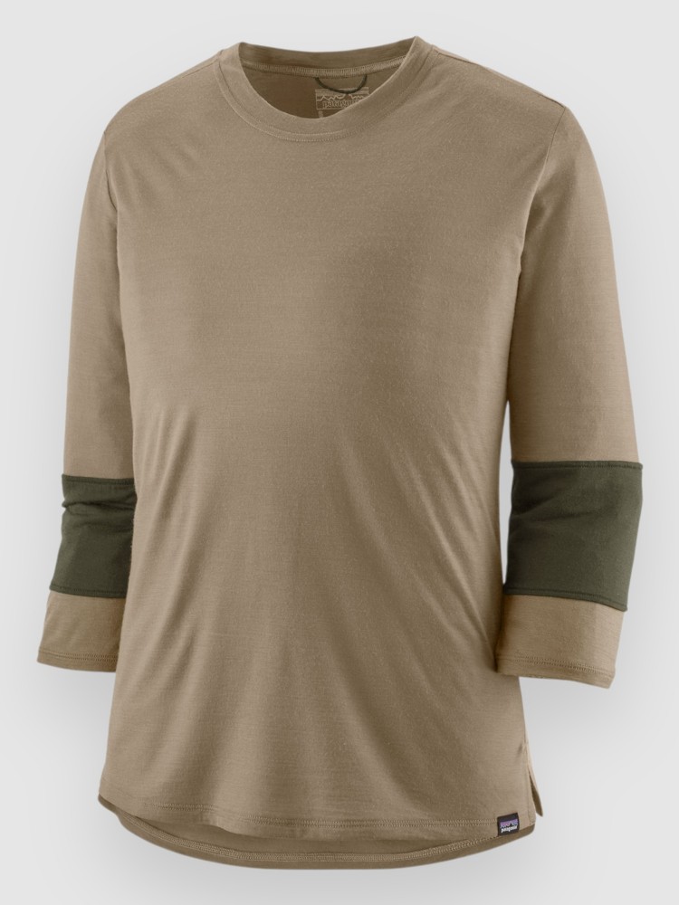 

Джерси Patagonia Merino Blend 3/4 Sleeve Long Sleeve Jersey, seabird grey