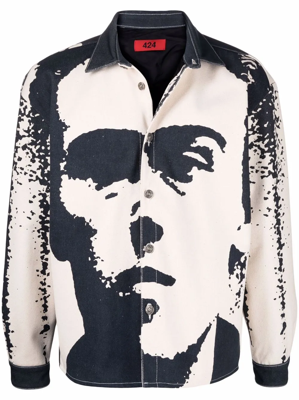 

Куртка с графичным принтом 424, белый