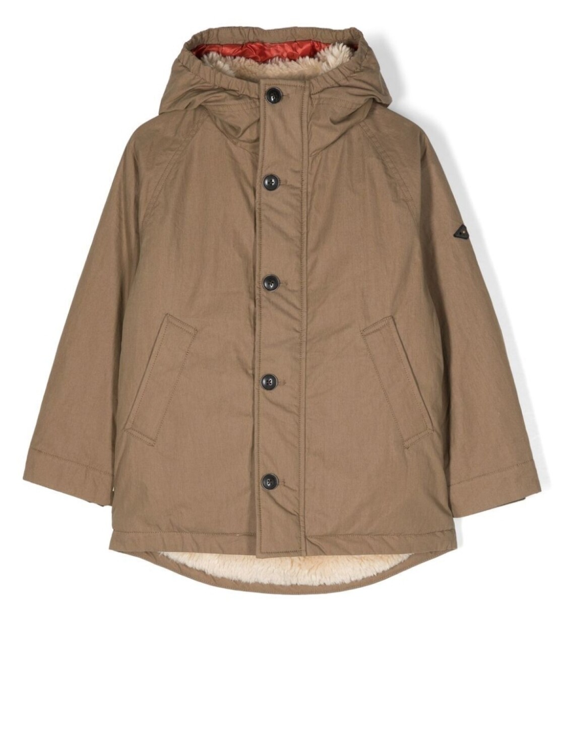 

Bellerose пуховик с капюшоном, коричневый
