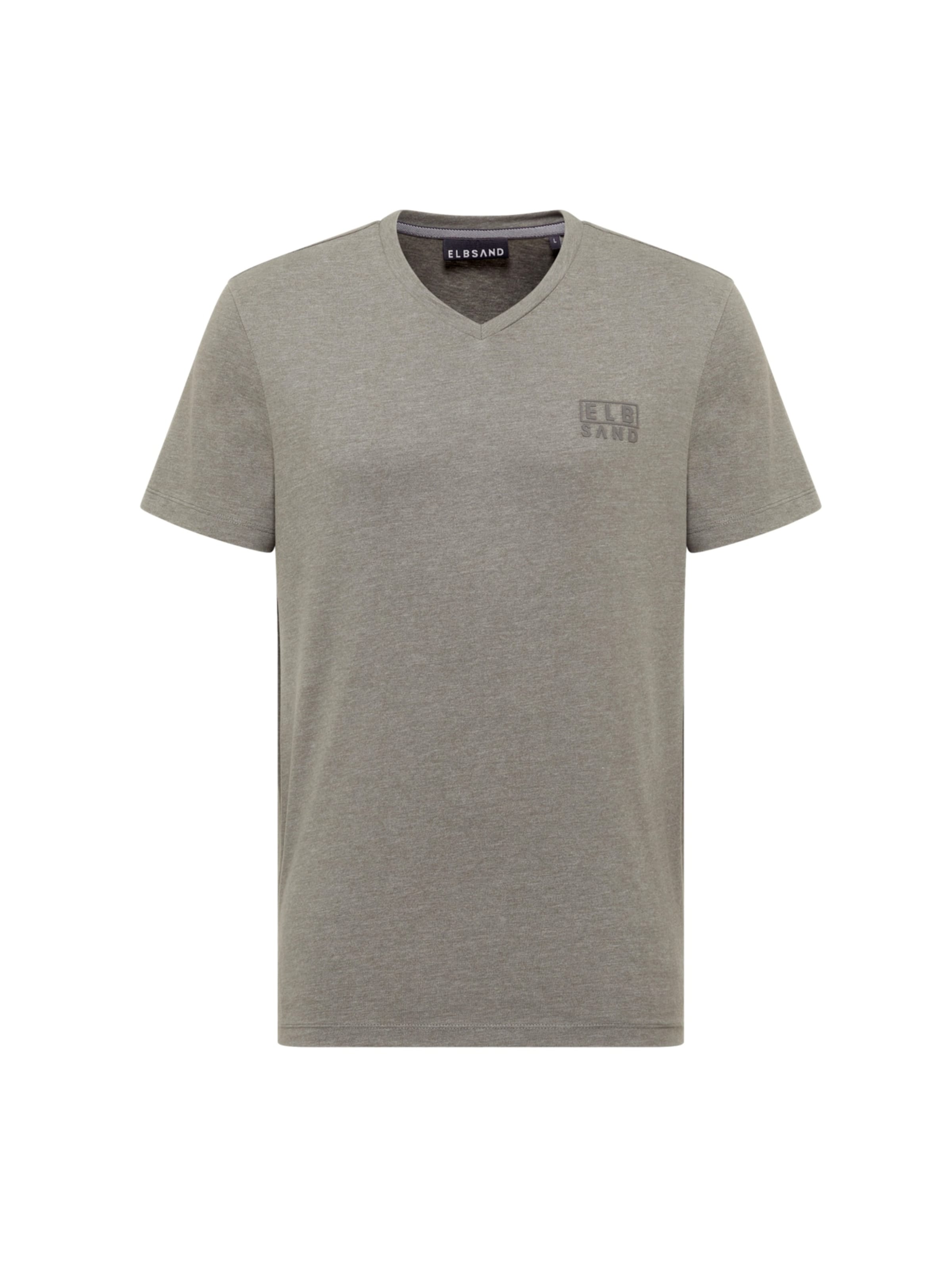 

Elbsand Футболка 'Ingvar' в темно-бежевом цвете