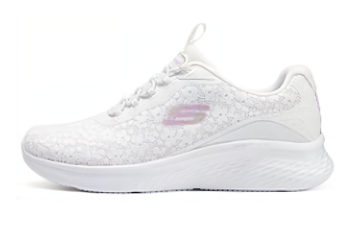 

Кроссовки женские с низким верхом белого цвета Skechers