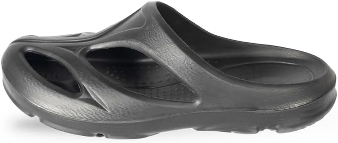 

Мужские спортивные сандалии для восстановления, с амортизирующей подошвой, шлепанцы Shanti, удобные, легкие, для лета, бассейна и пляжа Niddislip, черный