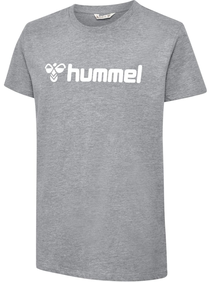 

Футболка Hmlgo 2.0 Logo T-Shirt S/S Kids серого цвета Hummel