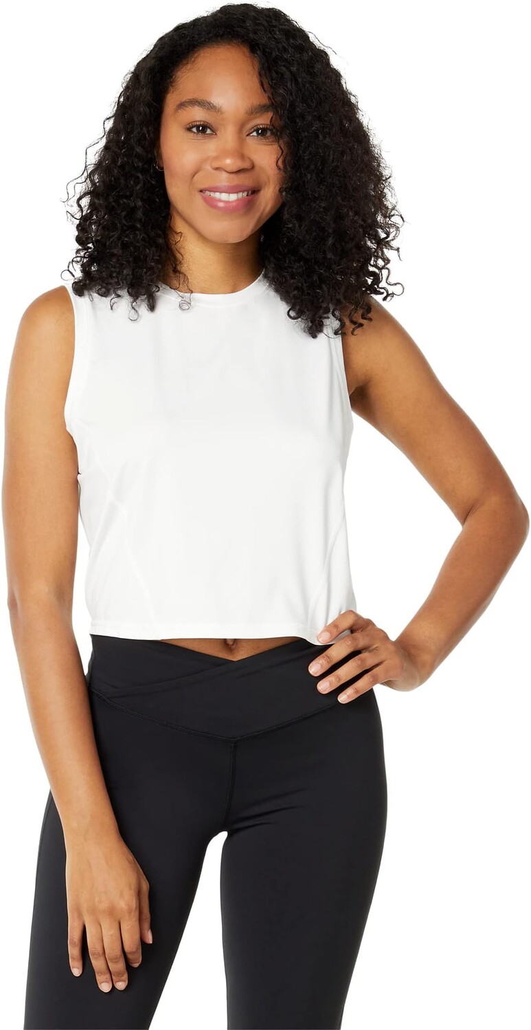 

Топ THRIVE SOCIETE Open Back Crop Tank, белый