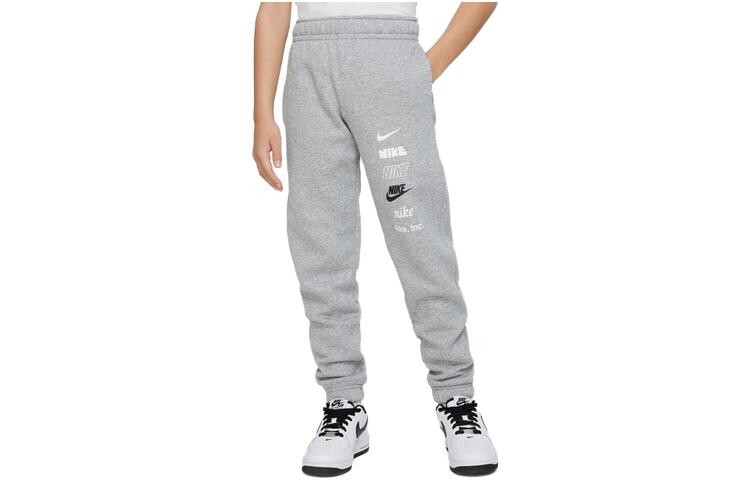 

Детские трикотажные спортивные штаны Nike, цвет Dark Grey Heather