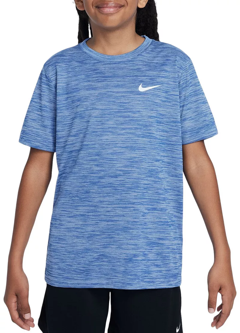 

Футболка Nike Sportswear Legend Dri-FIT для мальчиков, цвет Game Royal/Htr
