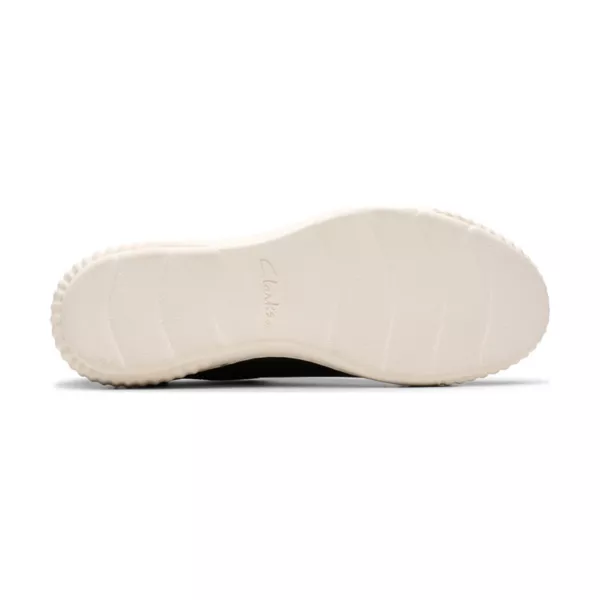 Женские кожаные повседневные туфли без застежек Clarks, белый — фото 4
