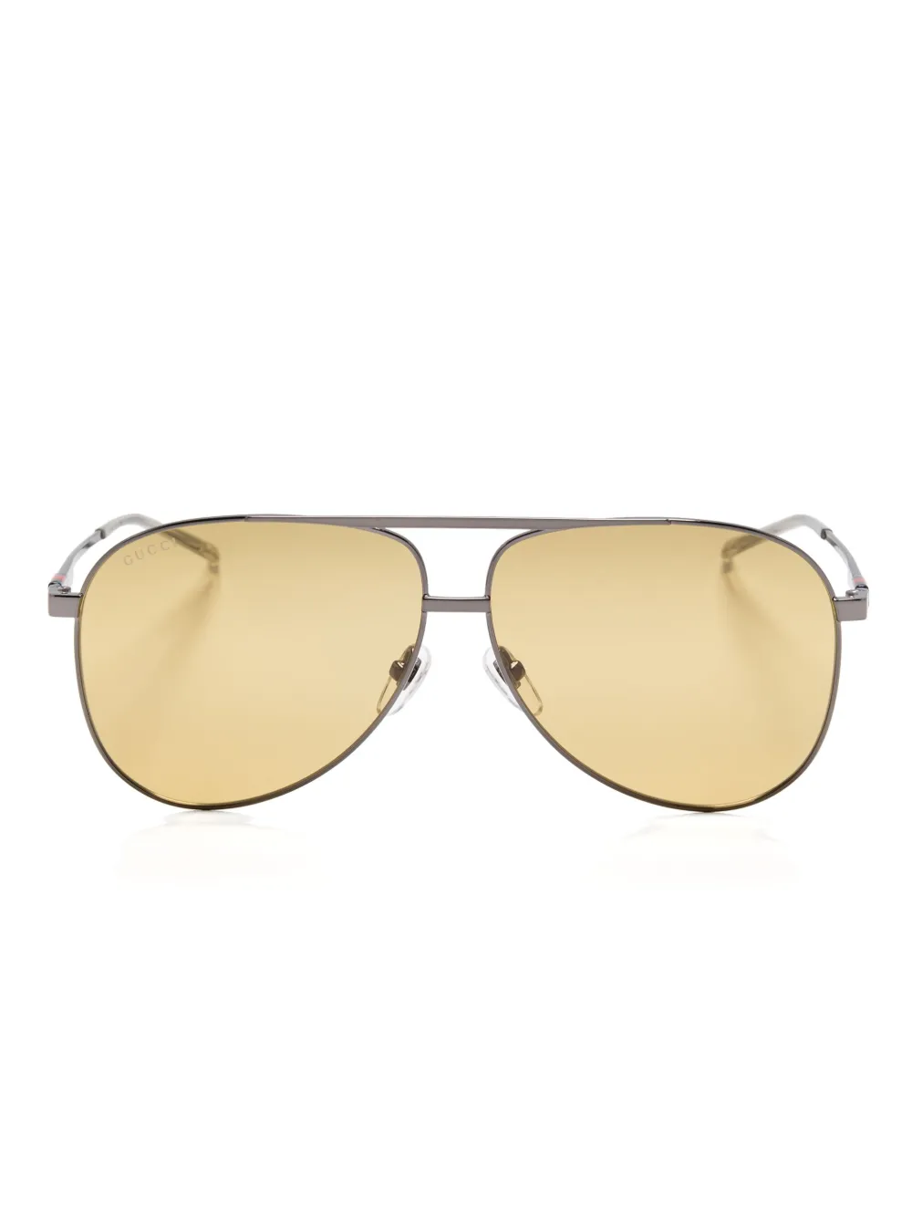 

Солнцезащитные очки-пилоты Gucci Eyewear, серый