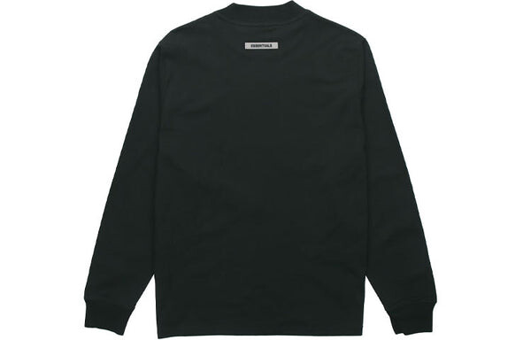 Футболка fw20 long sleeve logo tee 'black' Fear Of God Essentials, черный — фото 3