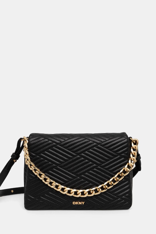 

Кожаная сумка Dkny, черный
