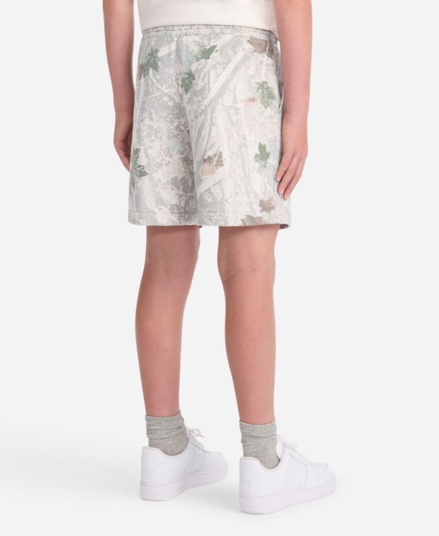 Детские флисовые шорты Essential abercrombie kids, Camo/Gray — фото 3