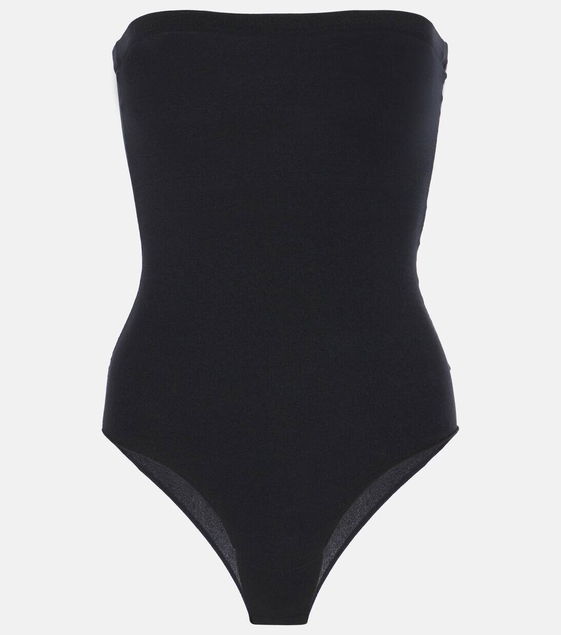 

Боди-бюстье без бретелек Alaïa, цвет noir alaia