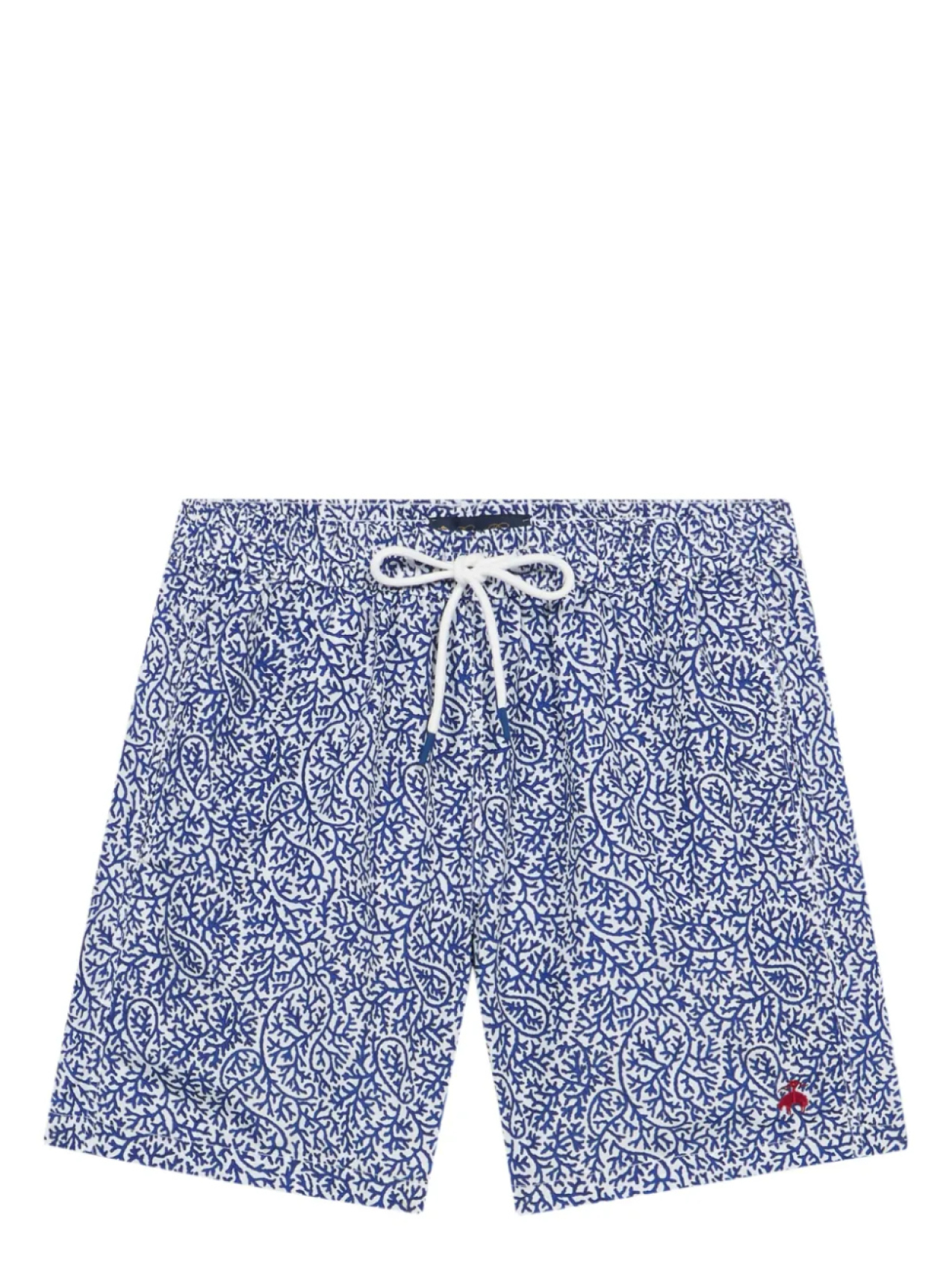 

Плавки-шорты с узором Brooks Brothers, синий