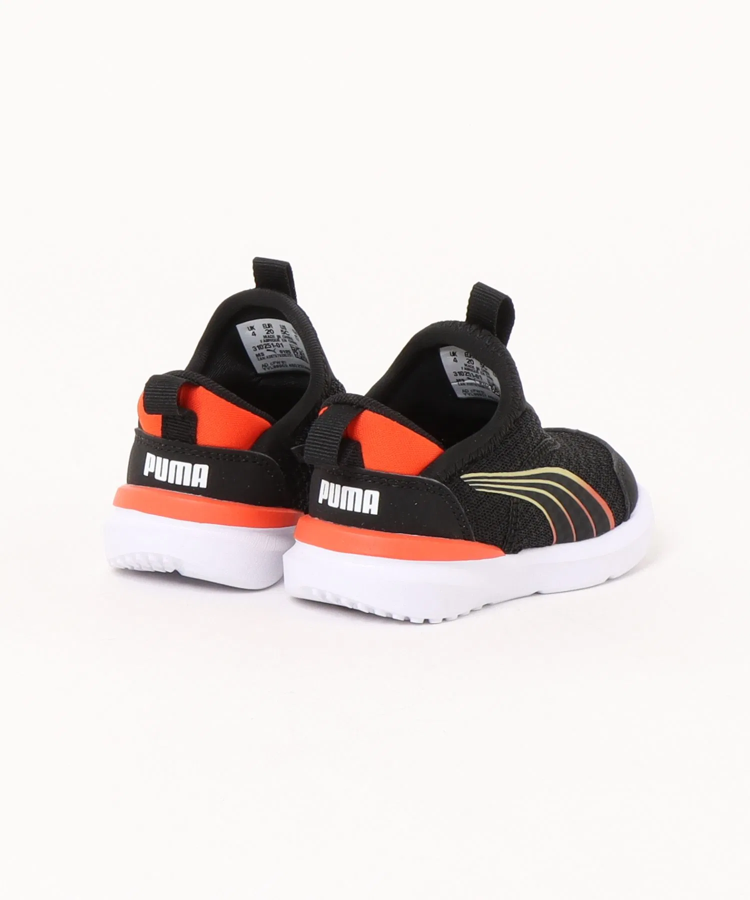 Детские кроссовки PUMA KRUZ EASE IN INF для малышей красно-чёрные — фото 2