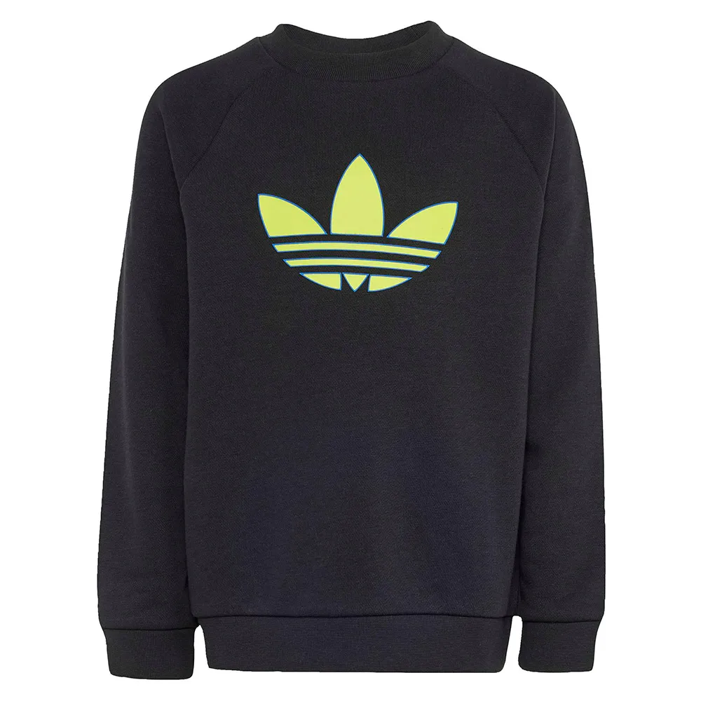 Комплект adidas Originals Trefoil Loose Crew, черный — фото 4
