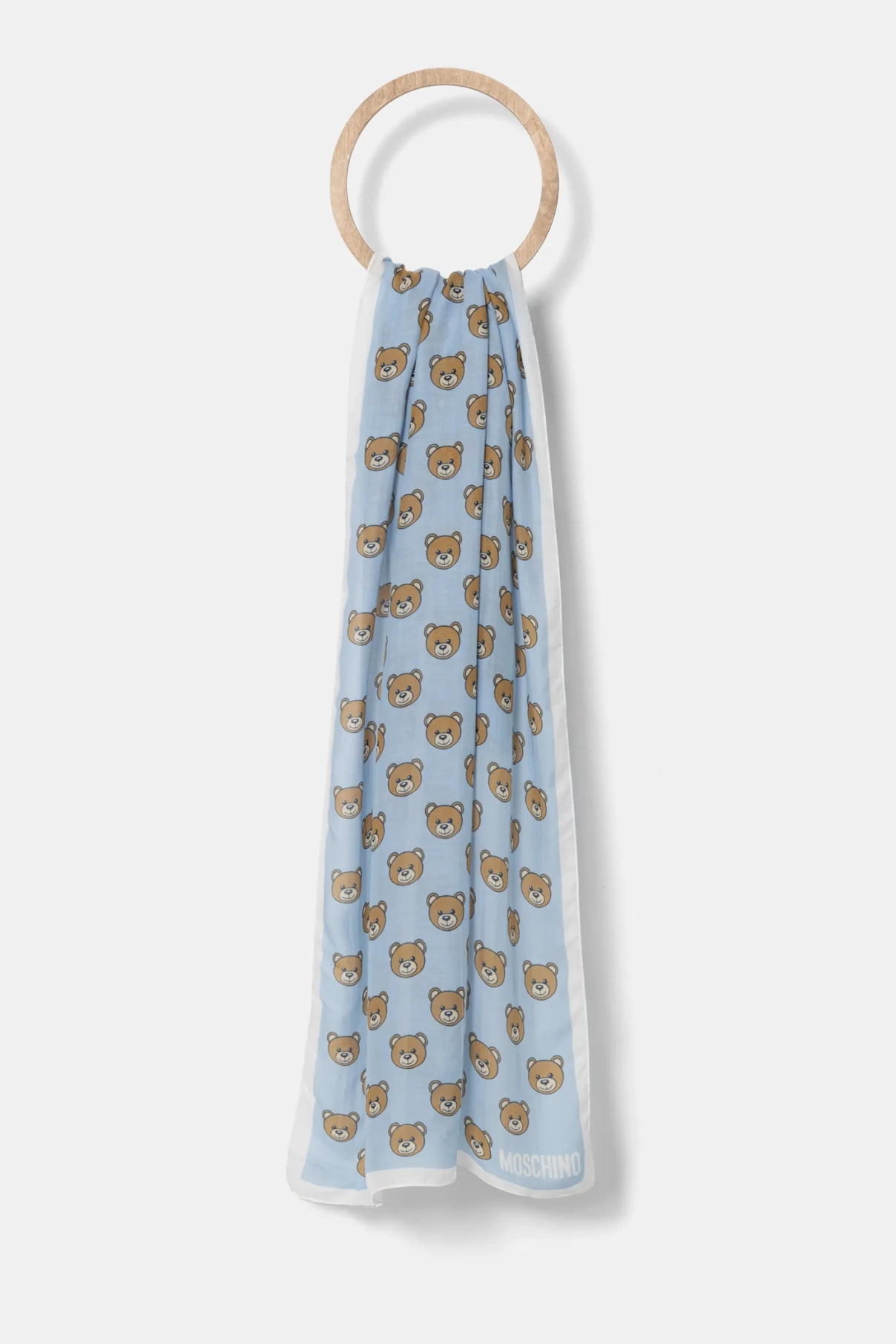 

Шарф Moschino, синий