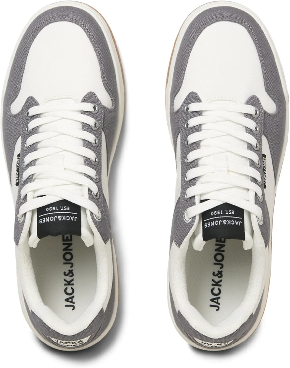 JACK & JONES Men's Smart Casual Jfwjammer Canvas, серый — фото 2