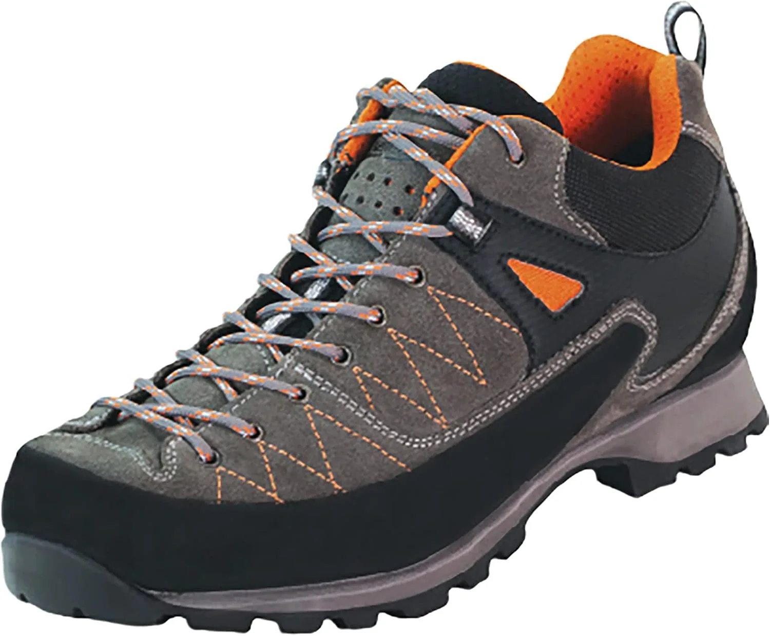 Мужские походные ботинки Kenetrek Bridger Low из кожи с поддержкой свода стопы, серый