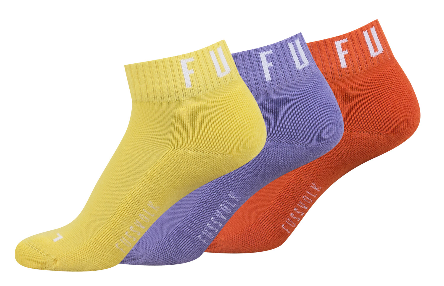 

Носки Fussvolk 3 шт Box Sport Quartersocks, красочный