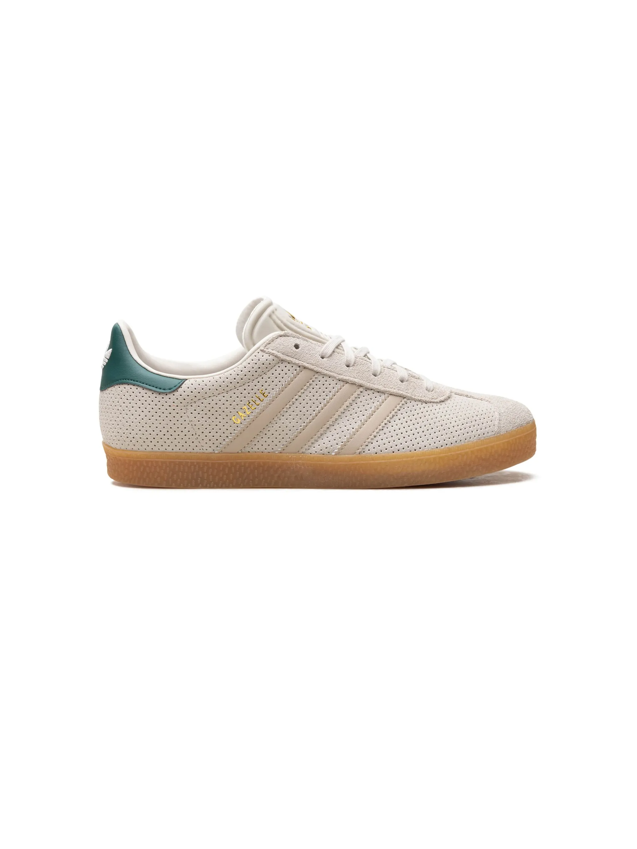 Кроссовки Gazelle Wonder Beige/Green Adidas Kids, бежевый — фото 2