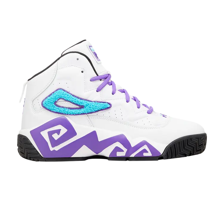 

Кроссовки Fila MB Chenille 'White Bluefish Electric Purple', белый