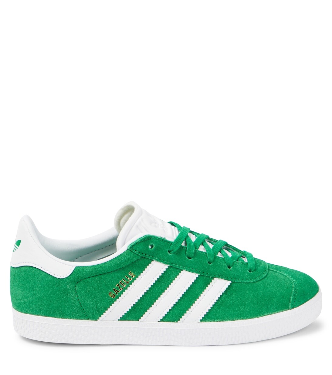 Кроссовки gazelle замшевые Adidas Originals, зеленый — фото 3
