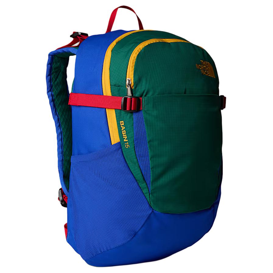 

THE NORTH FACE Basin 15L Outdoor Bags Recycled Nylon Green & Blue Unisex