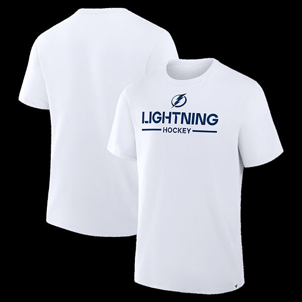 

Мужская белая футболка tampa bay lightning authentic pro primary Fanatics