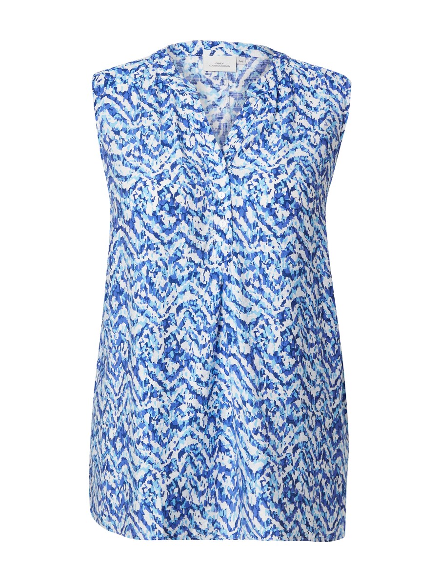 

Блуза ONLY Carmakoma CARSONYALI, цвет marine blue/Royal blue/Light blue