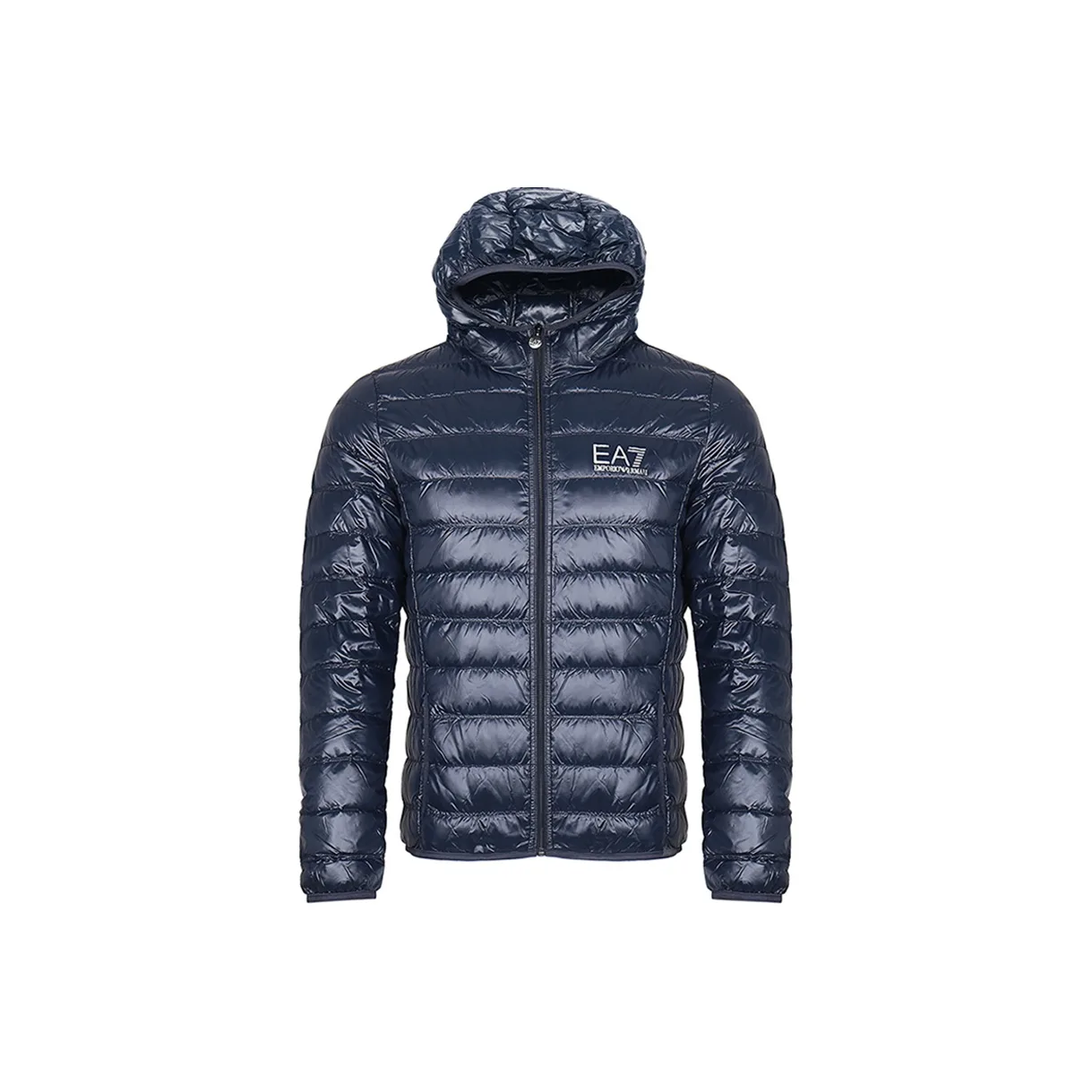 EMPORIO ARMANI Куртка пуховая зимняя мужская EA7 темно-синяя