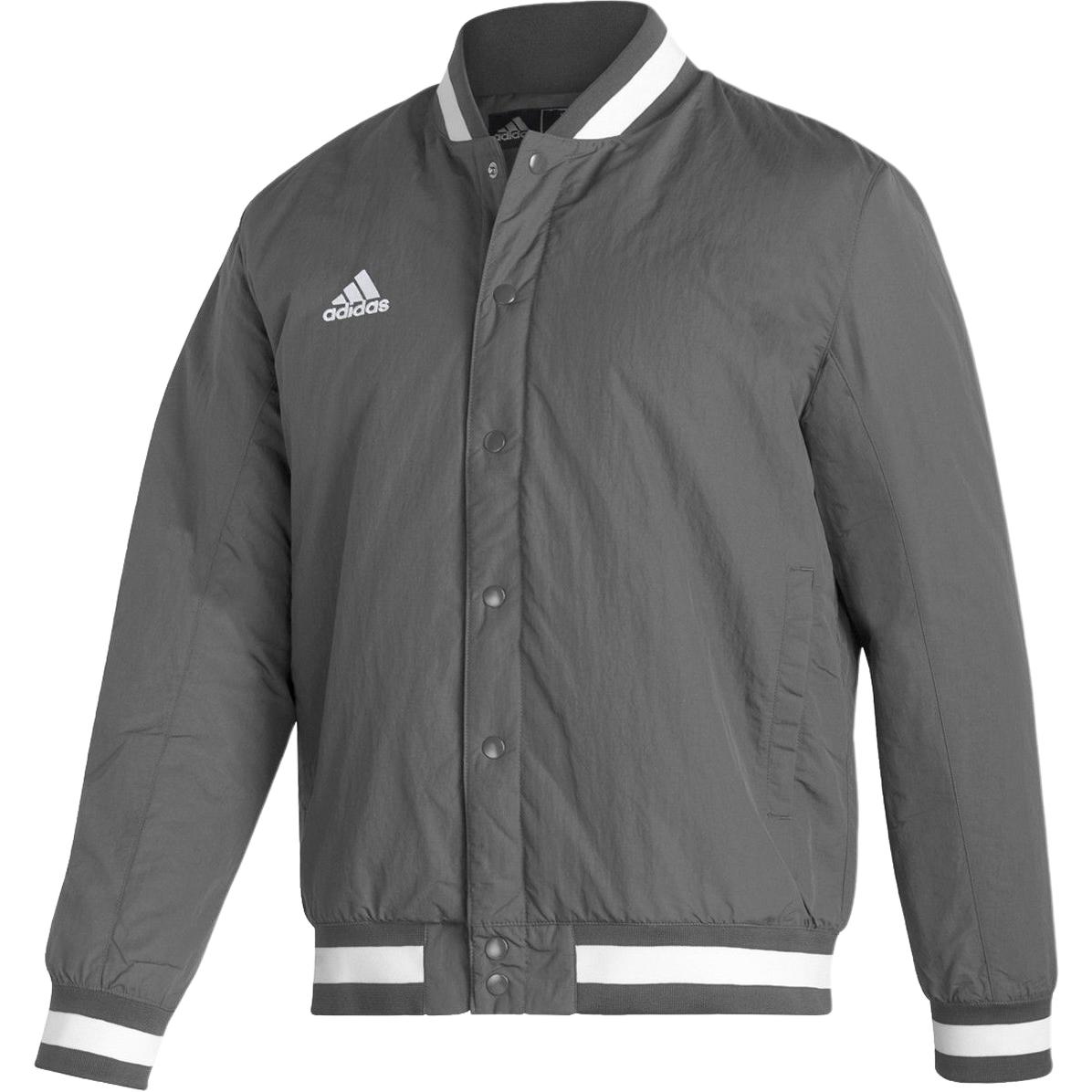 

Тренерская куртка на пуговицах dugout Adidas, серый