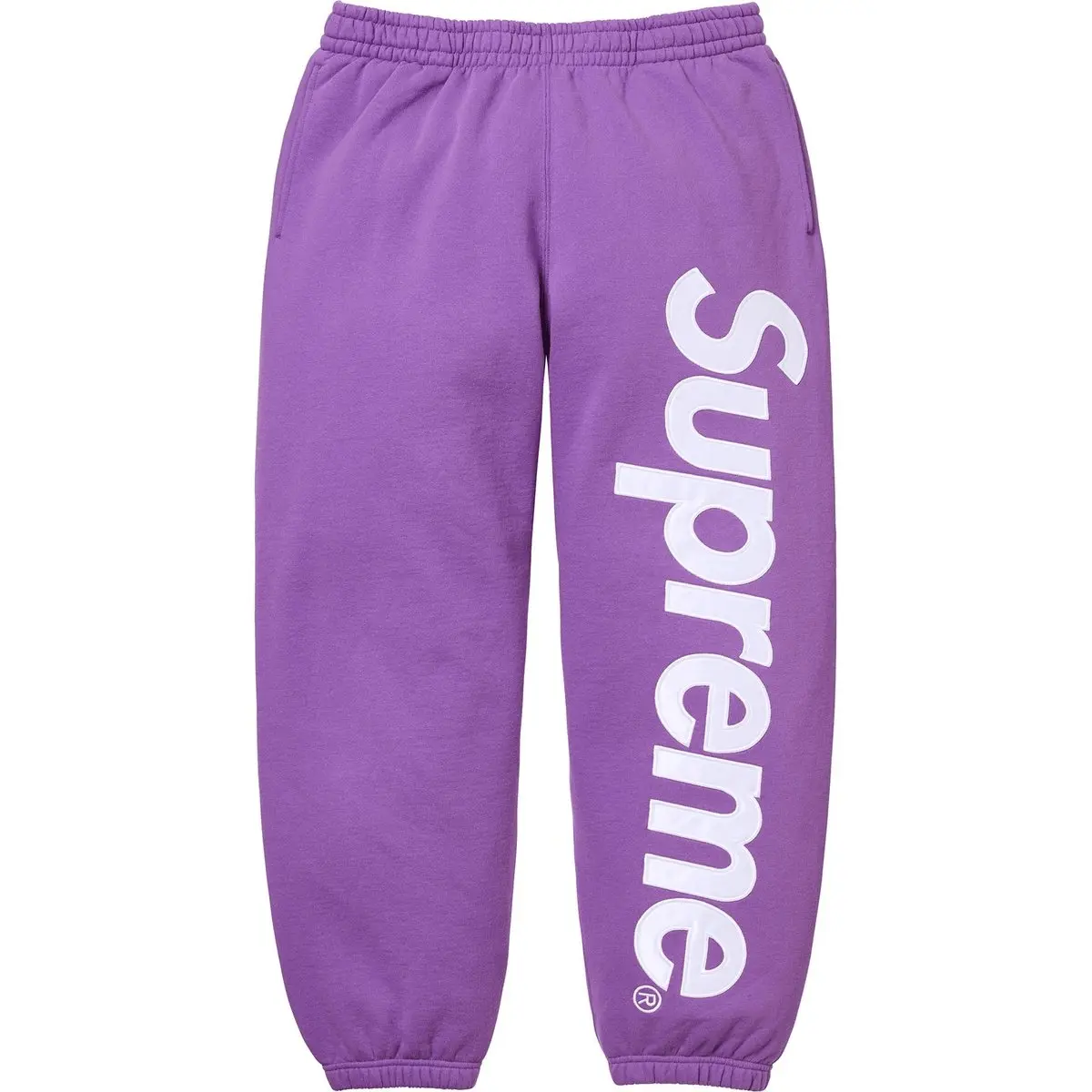 Сатиновые спортивные штаны с аппликацией FW24 Supreme, пурпурный/фиолетовый — фото 3