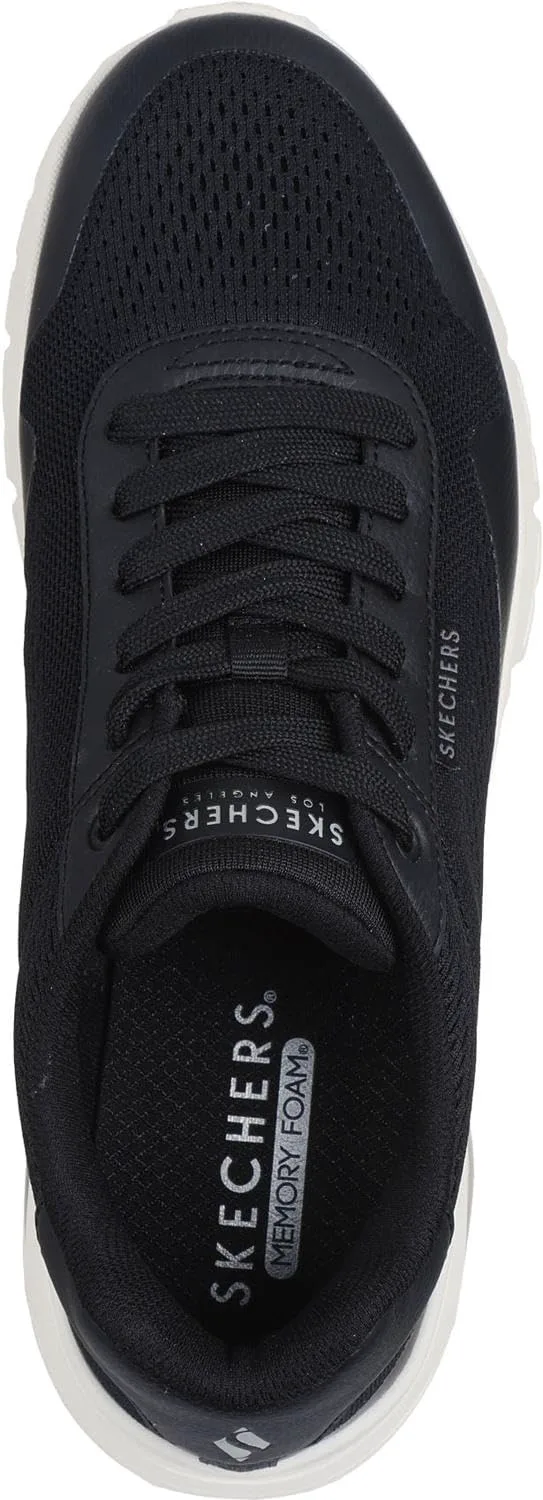 Мужские рабочие кроссовки Skechers Uno Sr Sutal на шнуровке Skech Air 200054 P, черный — фото 3