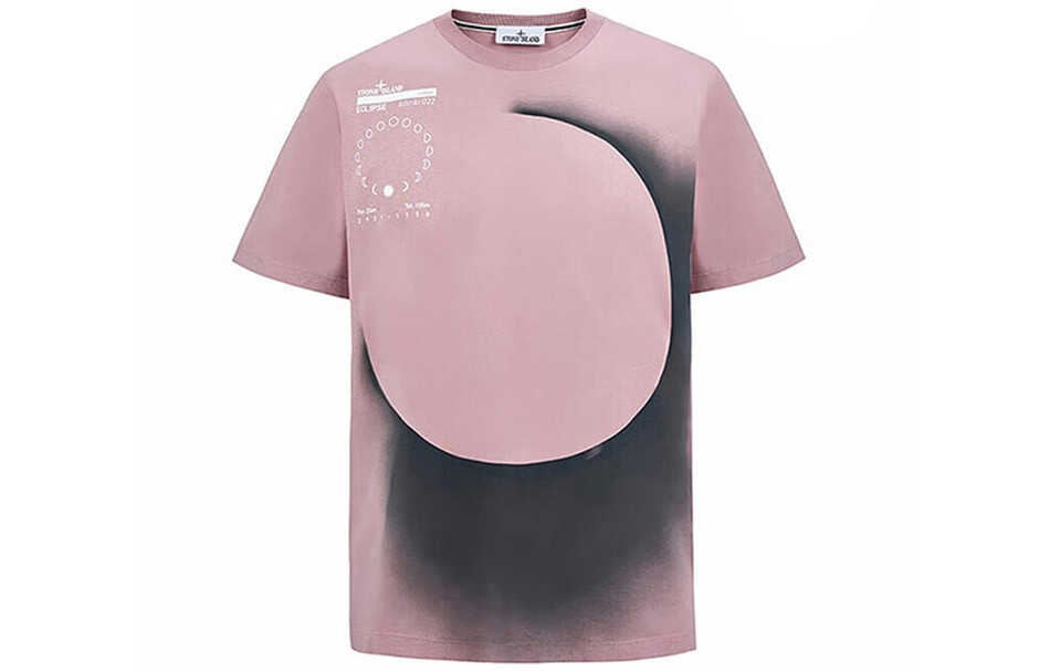 Футболка мужская с принтом розы Stone Island, цвет Rose Printed