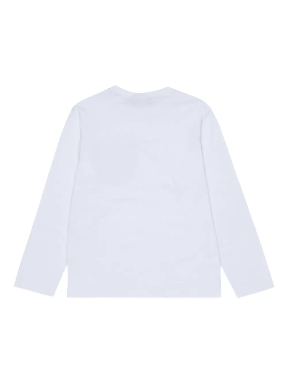 Футболка с длинными рукавами и карманом Dsquared2 Kids, белый — фото 2